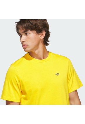 Camiseta Skate Amarilla Adidas 4.0 Logo