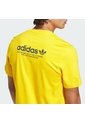 Camiseta Skate Amarilla Adidas 4.0 Logo de adidas Originals
