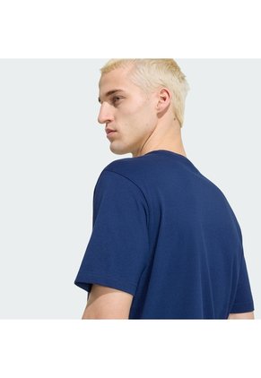 Camiseta Azul Adidas Essentials Trifolio Hombre