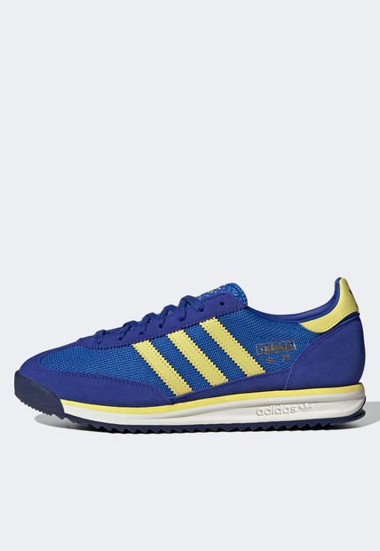 Tenis Lifestyle Azul Royal-Blanco-Amarillo adidas Originals SL 72 RS