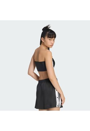 Top Negro Adidas Entubado 3 Rayas Mujer