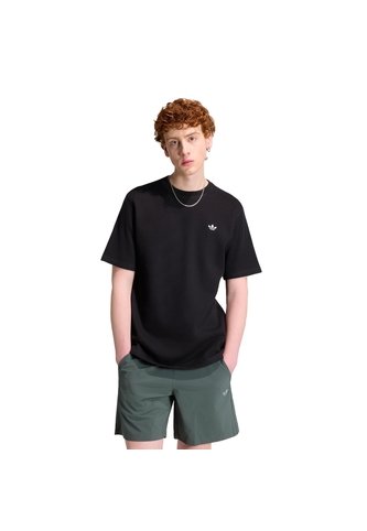 Camiseta Negra Adidas Trifolio Essentials Hombre adidas Originals