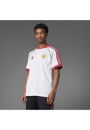 Camiseta Adidas Hombre 2da Manchester United 91  - Blanco