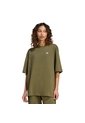 Camiseta Verde Adidas Essentials Boyfriend Mujer de adidas Originals