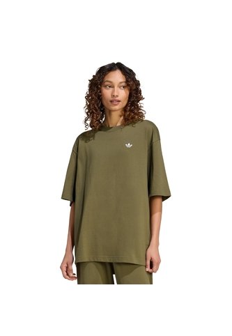 Camiseta Verde Adidas Essentials Boyfriend Mujer adidas Originals