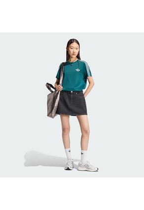 Camiseta Verde Adidas Firebird Mujer