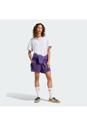 Camiseta Morada Adidas Essentials Boyfriend Mujer