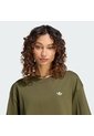 Camiseta Verde Adidas Essentials Boyfriend Mujer de adidas Originals