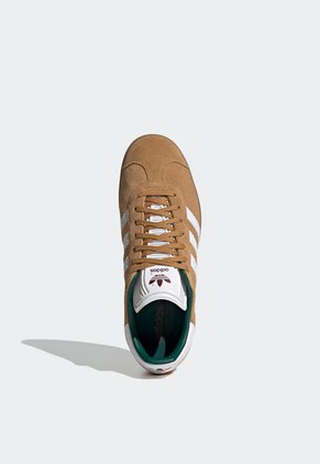 Tenis Lifestyle Ocre-Blanco-Verde adidas Originals Gazelle