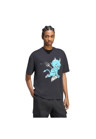 Camiseta Negra Adidas Lil Devil Hombre adidas Originals