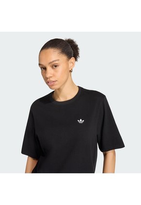 Camiseta Negra Adidas Essentials Mujer