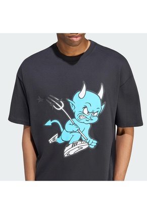 Camiseta Negra Adidas Lil Devil Hombre