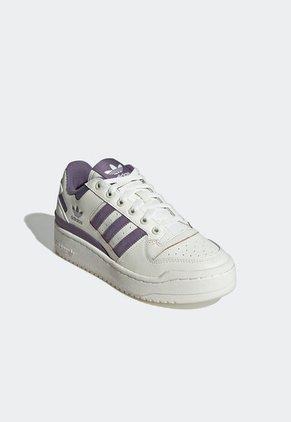 Tenis Lifestyle Marfil-Violeta adidas Originals Forum Bold Stripes