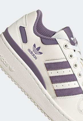 Tenis Lifestyle Marfil-Violeta adidas Originals Forum Bold Stripes