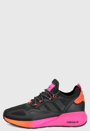 Tenis Lifestyle Negro-Fucsia-Coral adidas Originals ZX 2K Boost