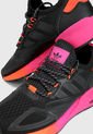 Tenis Lifestyle Negro-Fucsia-Coral adidas Originals ZX 2K Boost de adidas Originals