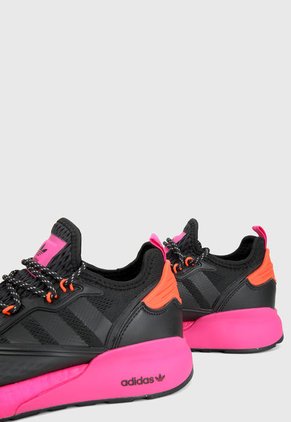 Tenis Lifestyle Negro-Fucsia-Coral adidas Originals ZX 2K Boost
