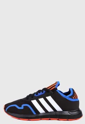 Tenis Lifestyle Negro-Blanco-Azul adidas Originals Swift Run X