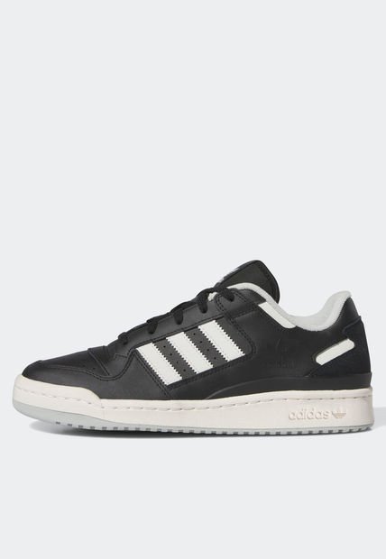 Tenis Lifestyle Negro-Marfil-Gris adidas Originals Forum Low