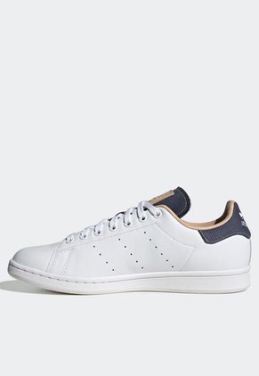 Tenis Lifestyle Blanco-Azul-Beige adidas Originals Stan Smith