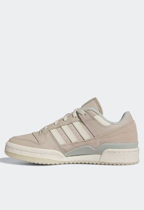 Tenis Lifestyle Beige-Marfil-Gris adidas Originals Forum Low