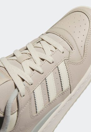 Tenis Lifestyle Beige-Marfil-Gris adidas Originals Forum Low