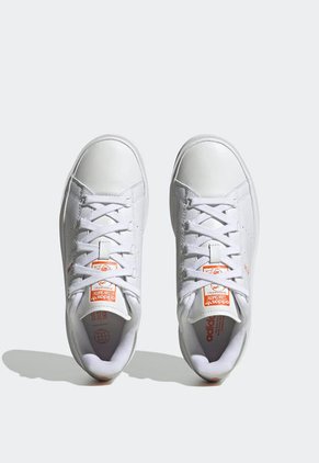 Tenis Lifestyle Blanco-Plateado-Naranja adidas Originals Stan Smith Bonega