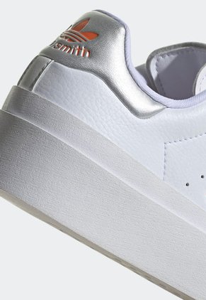 Tenis Lifestyle Blanco-Plateado-Naranja adidas Originals Stan Smith Bonega
