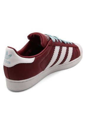 Tenis Vinotinto-Blanco-Azul adidas Originals Superstar