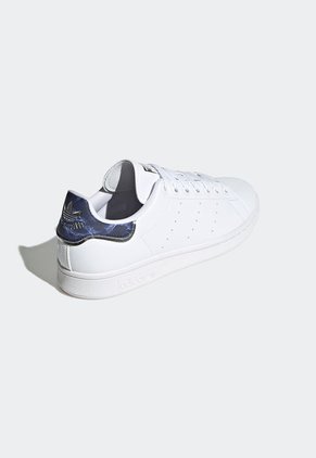 Tenis Lifestyle Blanco-Plateado-Azul adidas Originals Stan Smith