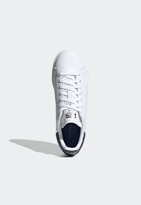 Tenis Lifestyle Blanco-Plateado-Azul adidas Originals Stan Smith