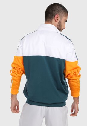 Chaqueta Verde-Naranja-Blanco adidas Originals Firebrid Split