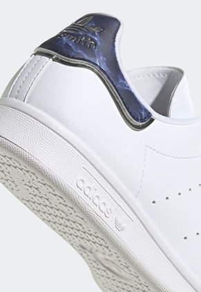 Tenis Lifestyle Blanco-Plateado-Azul adidas Originals Stan Smith