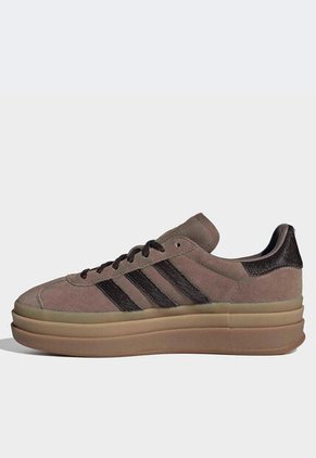 Tenis adidas Originals Gazelle Bold Marrón
