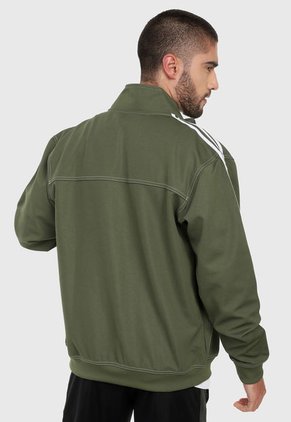 Chaqueta Verde Oliva-Blanco adidas Originals