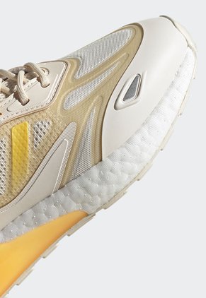 Tenis Lifestyle Beige-Amarillo adidas Originals ZX 2K Boost 2.0