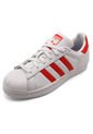 Tenis Blancos-Rojos adidas Originals Superstar w de adidas Originals