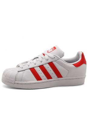 Tenis Blancos-Rojos adidas Originals Superstar w
