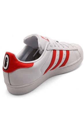 Tenis Blancos-Rojos adidas Originals Superstar w