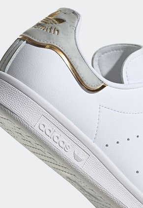 Tenis Lifestyle Blanco-Dorado-Gris adidas Originals Stan Smith