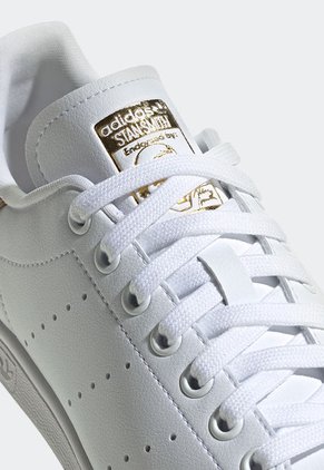 Tenis Lifestyle Blanco-Dorado-Gris adidas Originals Stan Smith