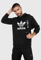 Buzo Negro-Blanco adidas Originals Trifolio de adidas Originals