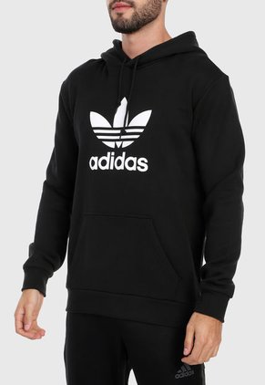 Buzo Negro-Blanco adidas Originals Trifolio