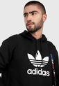 Buzo Negro-Blanco adidas Originals Trifolio de adidas Originals