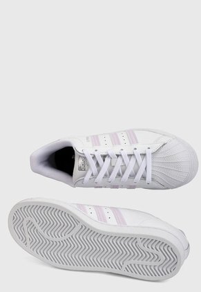 Tenis Lifestyle Blanco-Morado adidas Originals Superstar