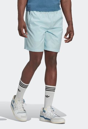 Pantaloneta Celeste-Blanco adidas Originals Adicolor Essentials Trace