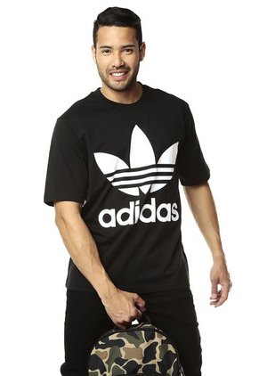 Camiseta Negra adidas Originals OVERSIZED TEE