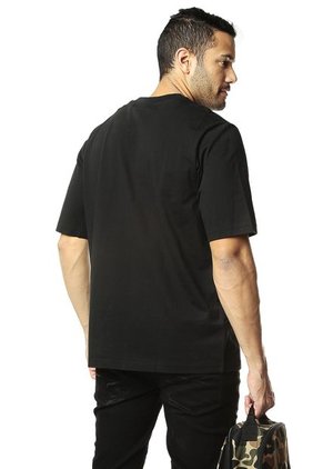 Camiseta Negra adidas Originals OVERSIZED TEE