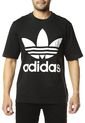 Camiseta Negra adidas Originals OVERSIZED TEE de adidas Originals