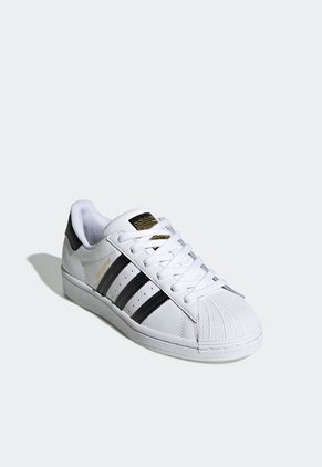 Tenis Lifestyle Blanco-Negro adidas Originals Kids Superstar